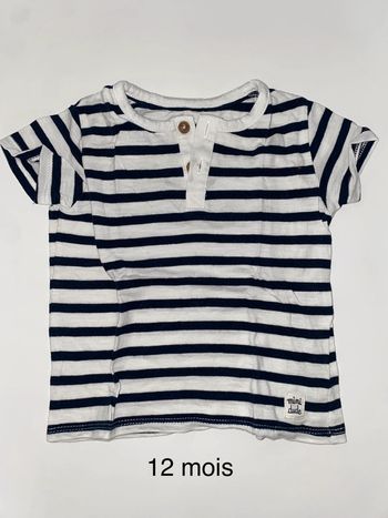 Tee shirt 12 mois