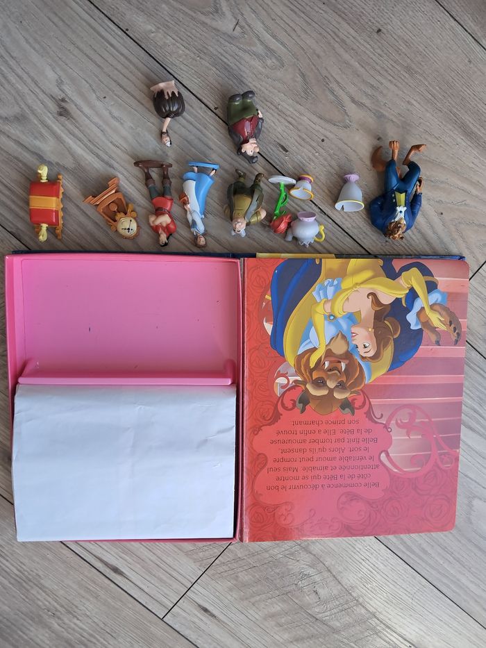 Livre comptines et figurines : la belle et la bete - photo numéro 4