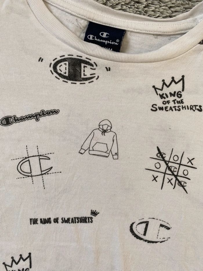 Teeshirt manches courtes Champion - taille 9/10 ans - photo numéro 2