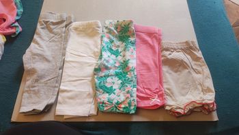 lot pantalon, pantacourt, short 9 mois