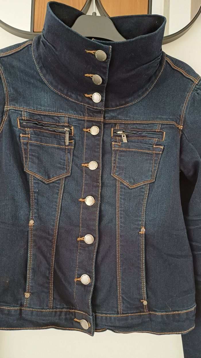 Veste en jeans bleu original Bonobo - photo numéro 3