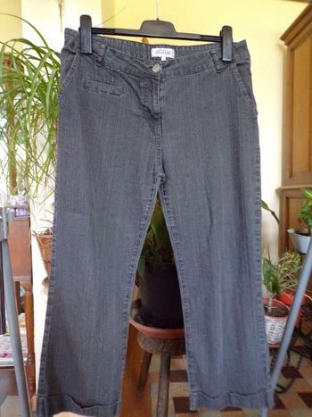 Pantalon gris chiné, marque Emma Pernelle, taille 44