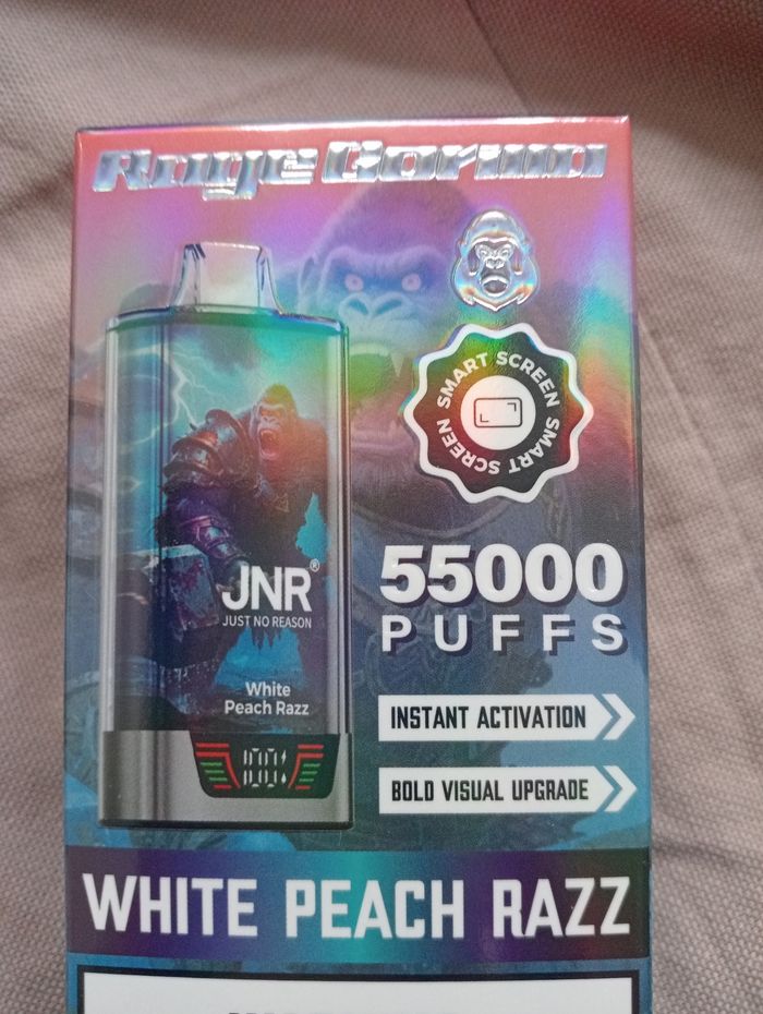 55k JNR  white peach razz