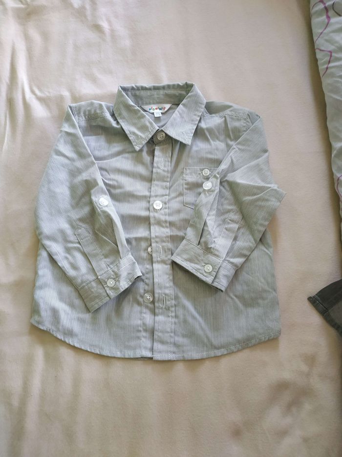 Chemises manches longues 24 mois