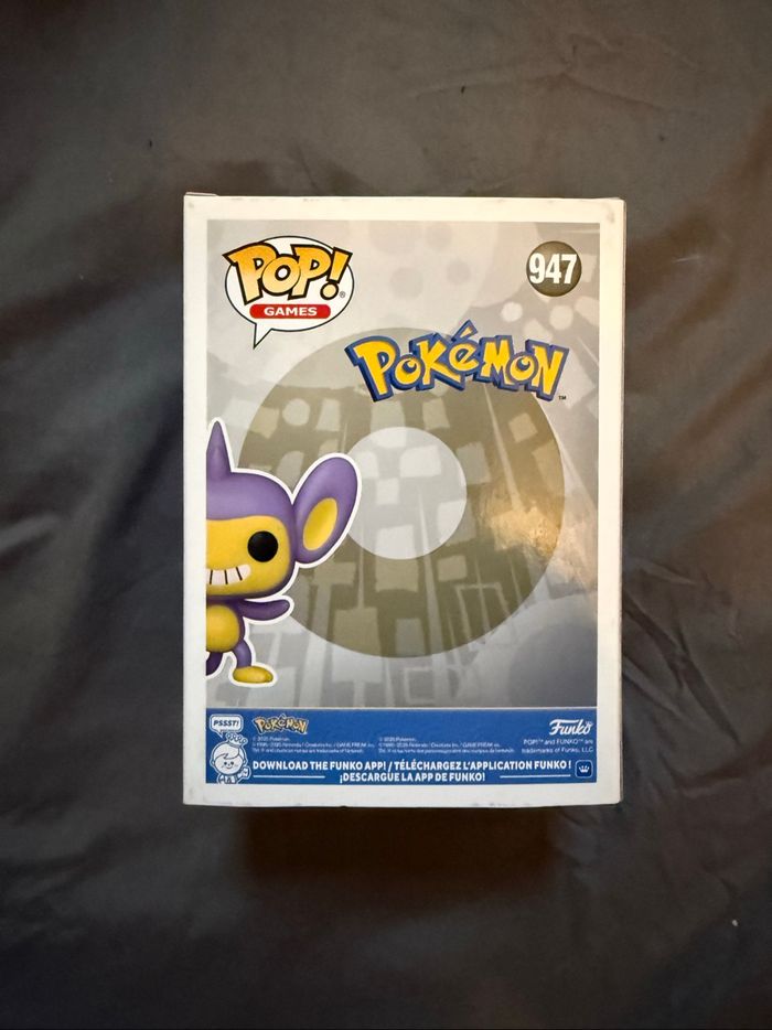 Funko Pop Aipom (Capumain) – Pokémon – n°947 – Flocked Exclusive - photo numéro 3