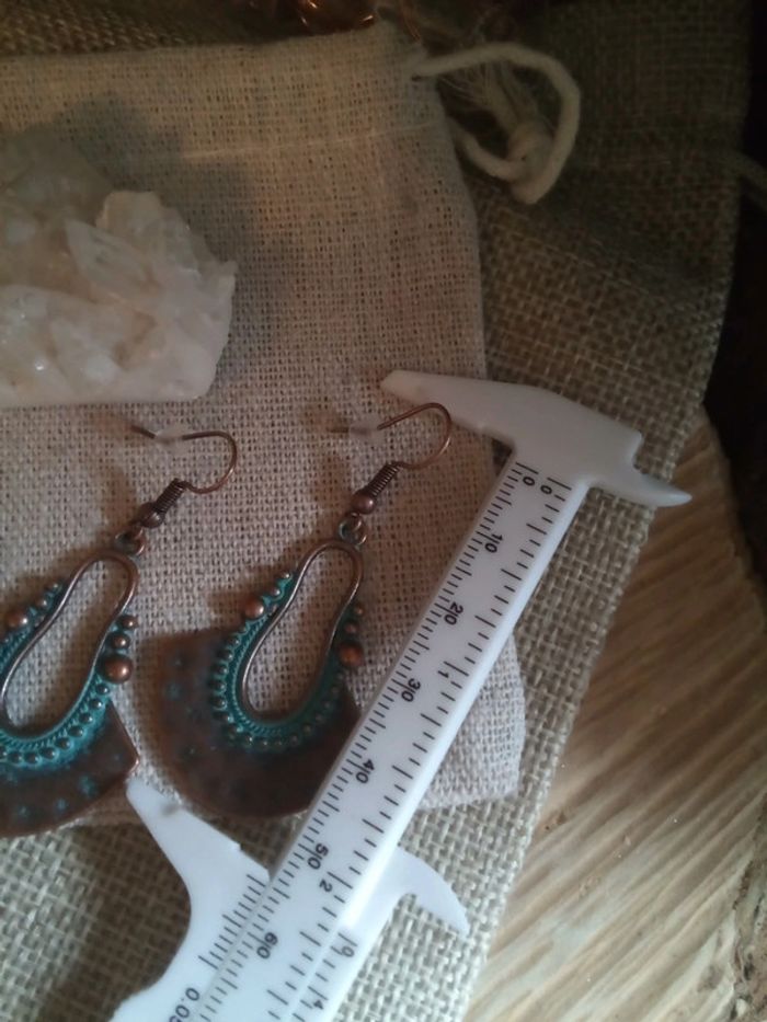 Boucles d'oreilles ethniques - photo numéro 3