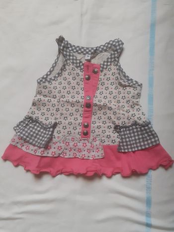 Robe rose et grise chasuble