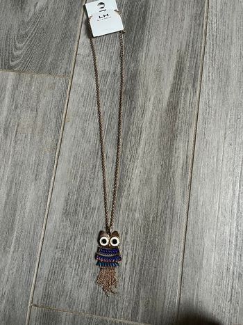 Collier neuf hibou
