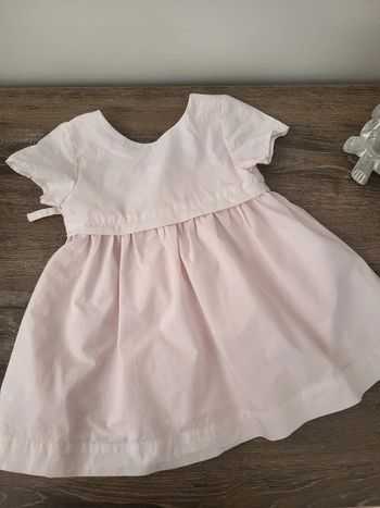 Absorba - robe en coton rose 9 mois