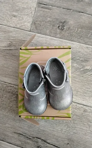 Bottines grises paillettes