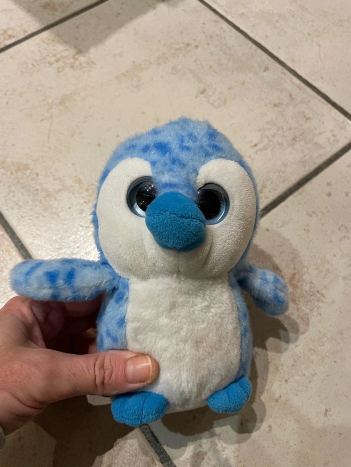 Peluche pingouin gros yeux Ty