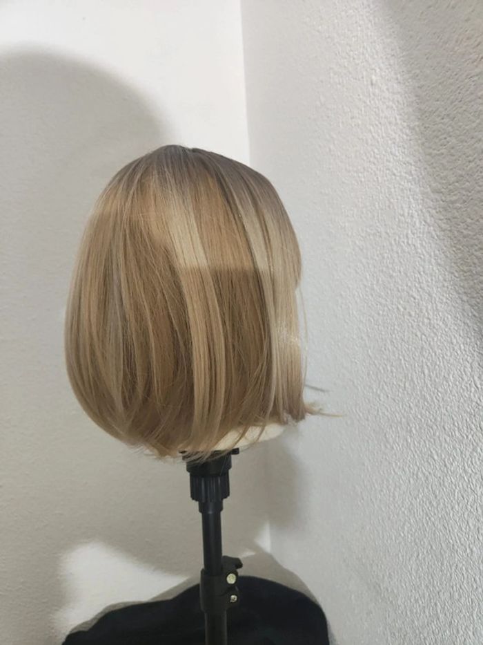 🎀 Promo 🎀 Perruque Naturelle Blond Ombré Glamour - photo numéro 15