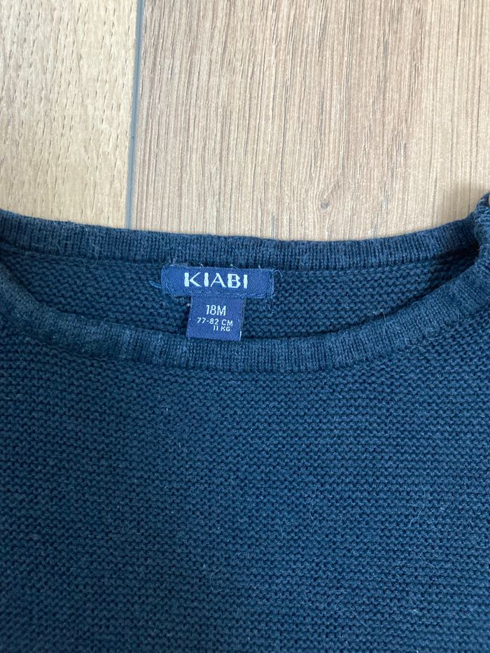 Pull fin bleu marine - photo numéro 3