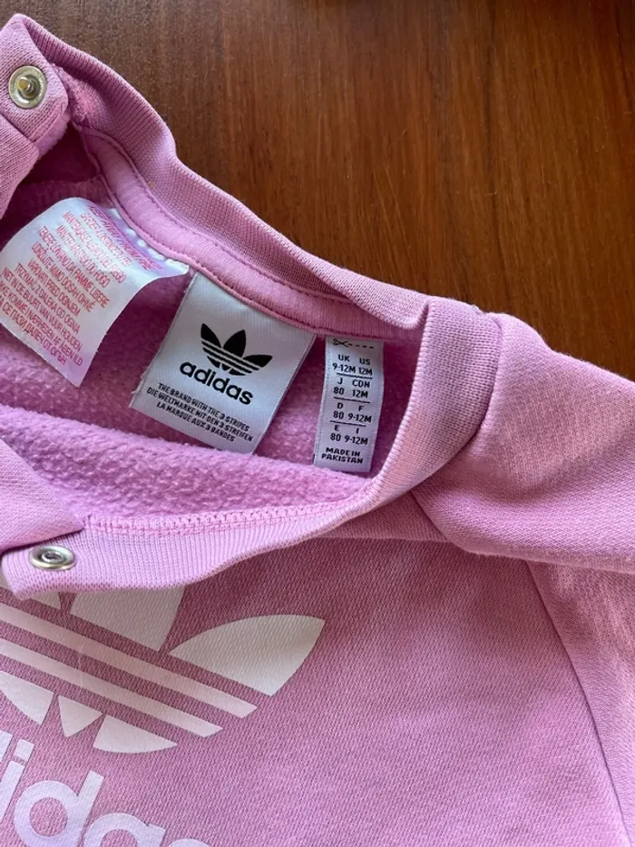 Sweat Adidas taille 9-12 mois Excel état - photo numéro 2