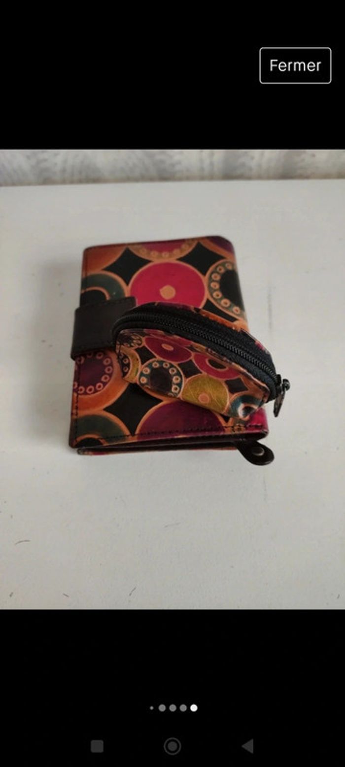 Porte feuille en cuir de buffle - photo numéro 8
