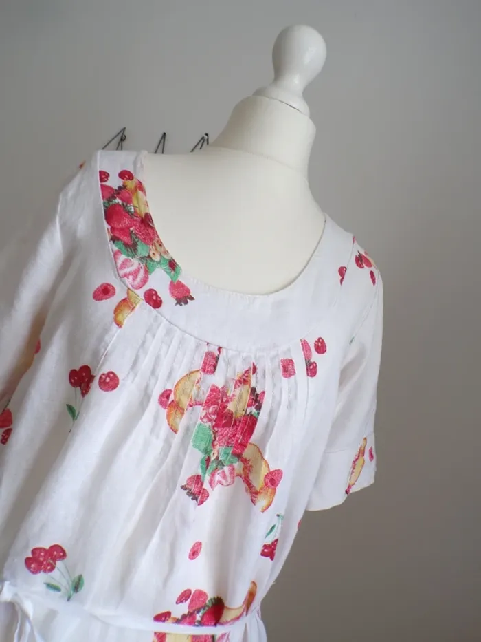 Robe lin_motifs été Talia Benson - photo numéro 4