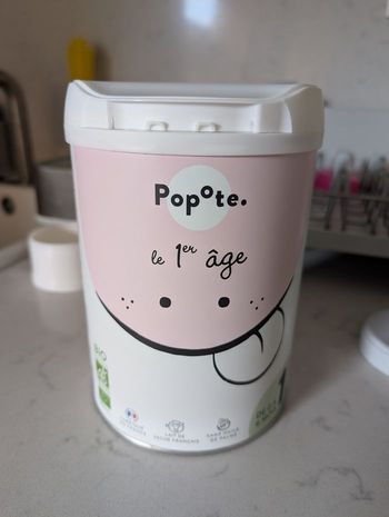 Lot 4 boîtes lait Popote 