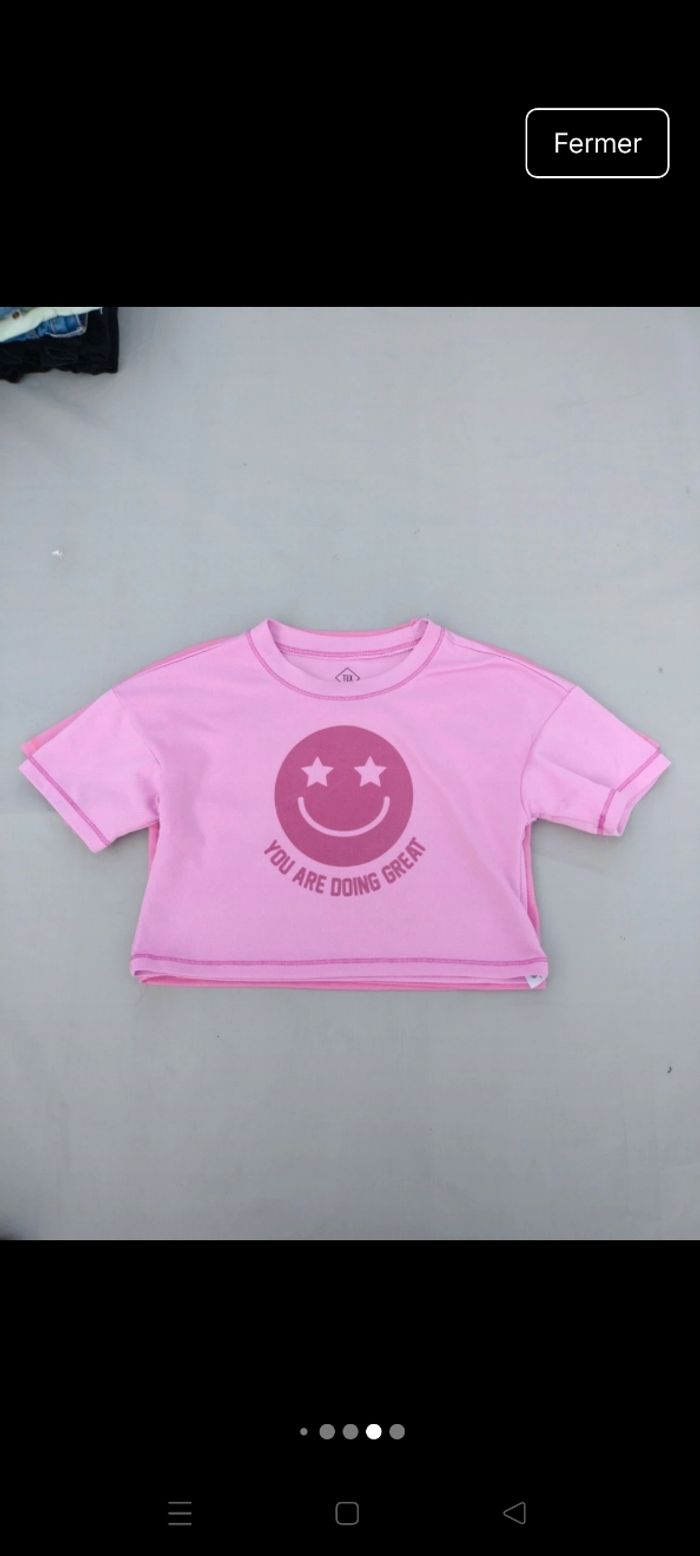 T-shirt rose - photo numéro 5