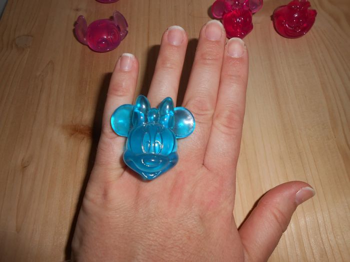 Bague disney stitch,minnie,chat de cheshire - photo numéro 4