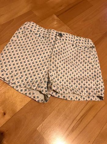 Short Okaidi blanc 7 ans