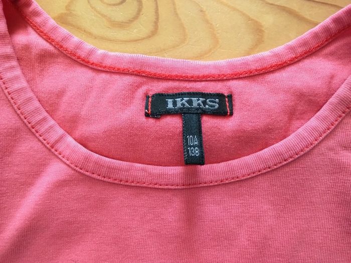 T-shirt rouge IKKS 10 ans - photo numéro 3