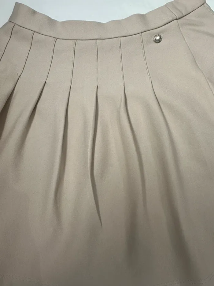 Jupe plissée Zara – Beige – Taille 13-14 ans - photo numéro 3