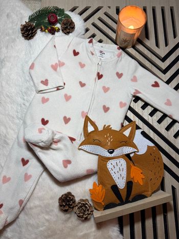 Grenouillère polaire bébé fille • 6 mois 