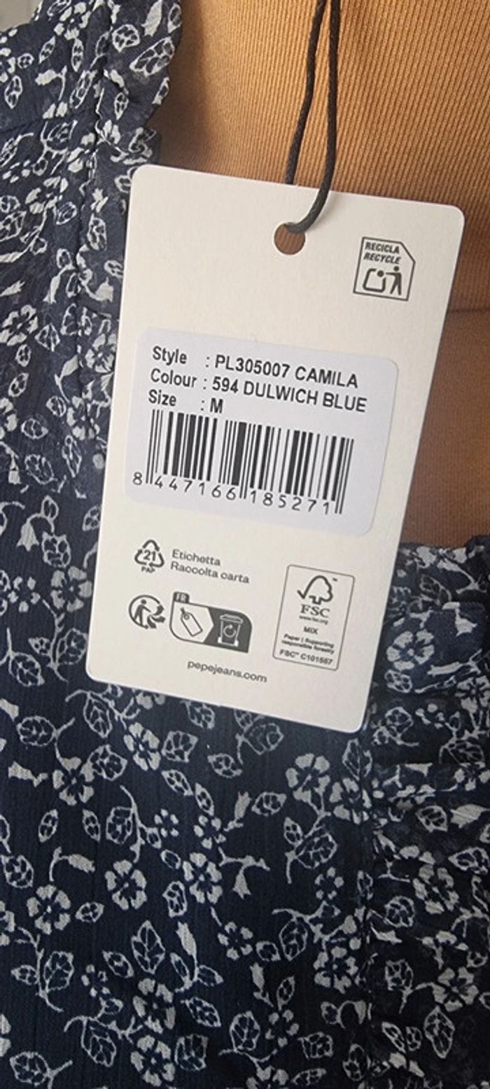 Blouse à imprimé floral en tissu
fluide - Pepe Jeans - photo numéro 5