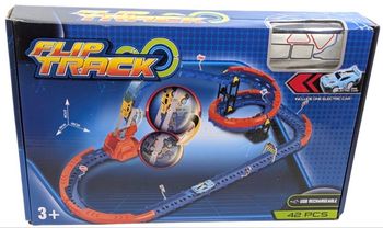 Circuit avec voiture rechargeable