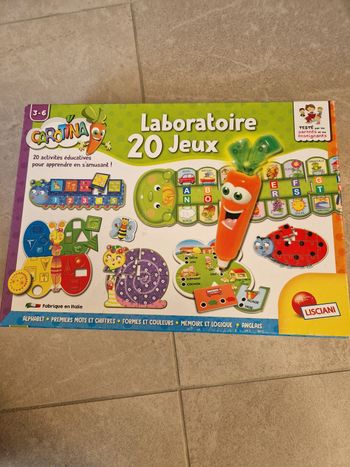 Laboratoire 20 jeux