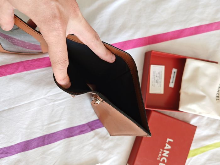 Porte feuille Lancel cuir de vachette - photo numéro 7