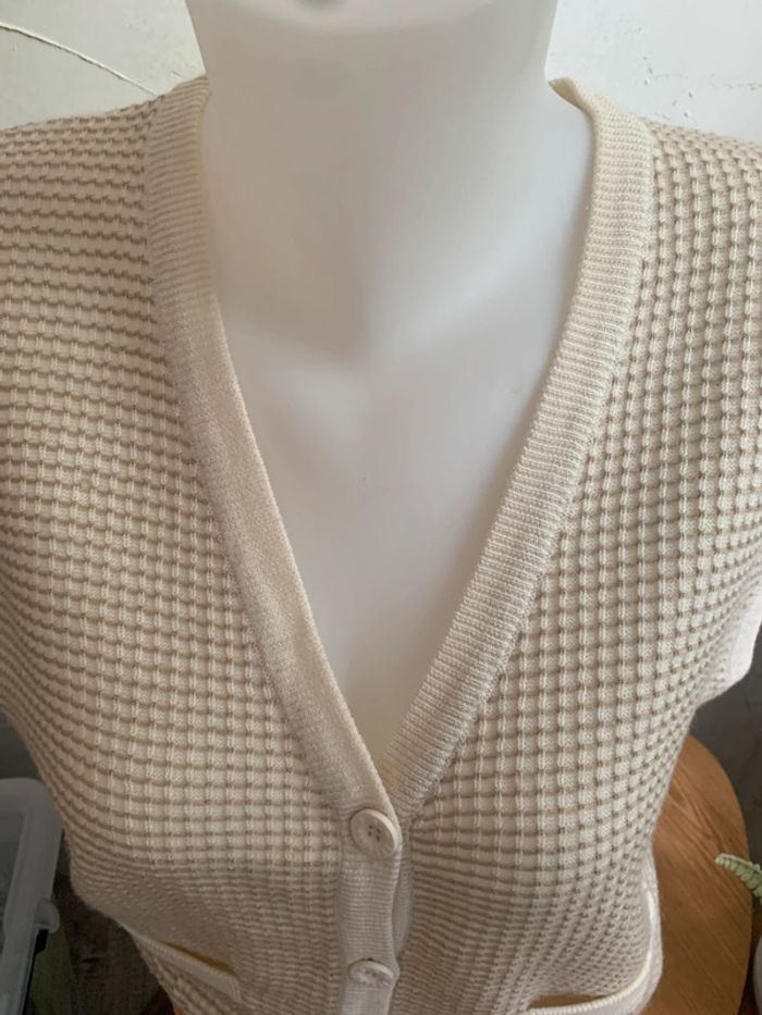 Veste Lecomte vintage sans manches  taille 40 - photo numéro 7