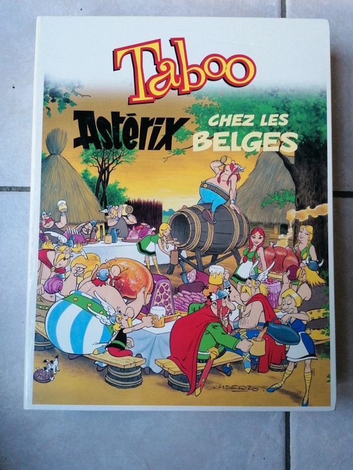 jeu taboo asterix chez les belges