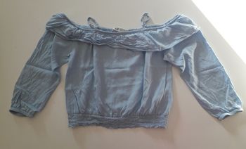 Haut été col Bardot H&M