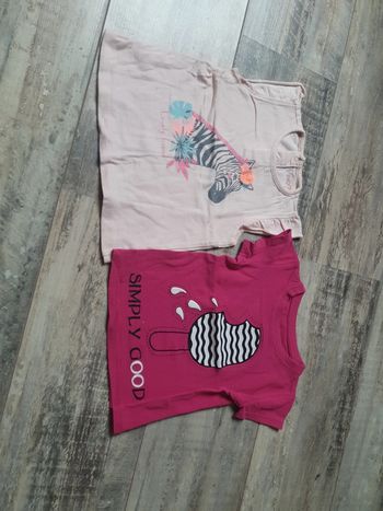 2 tee shirt 2 ans