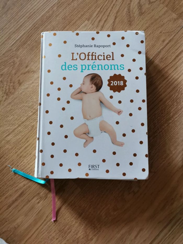 L'officiel des prénoms 2018