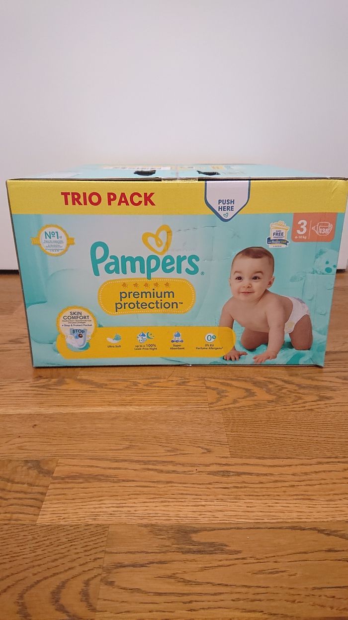Couches  taille 3  pampers