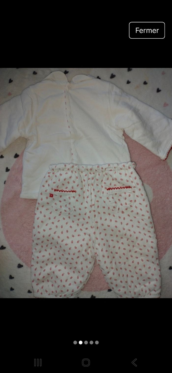 Ensemble bébé fille jacadi - photo numéro 2