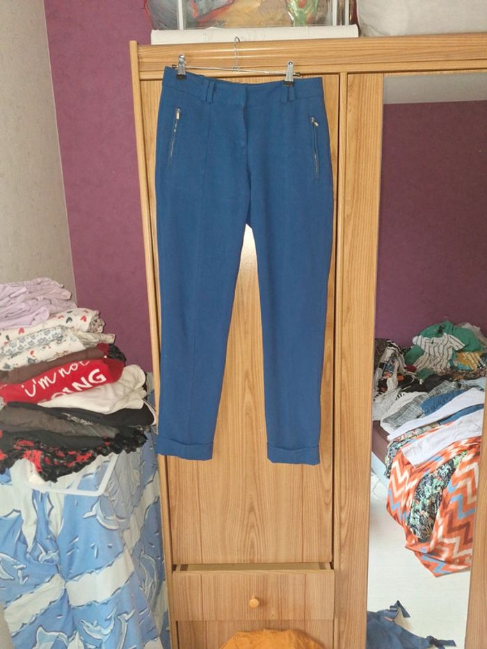 Pantalon bleu Morgan 36