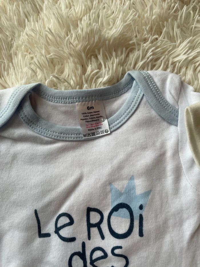 Lot de 2 body bébé 6 mois - photo numéro 2