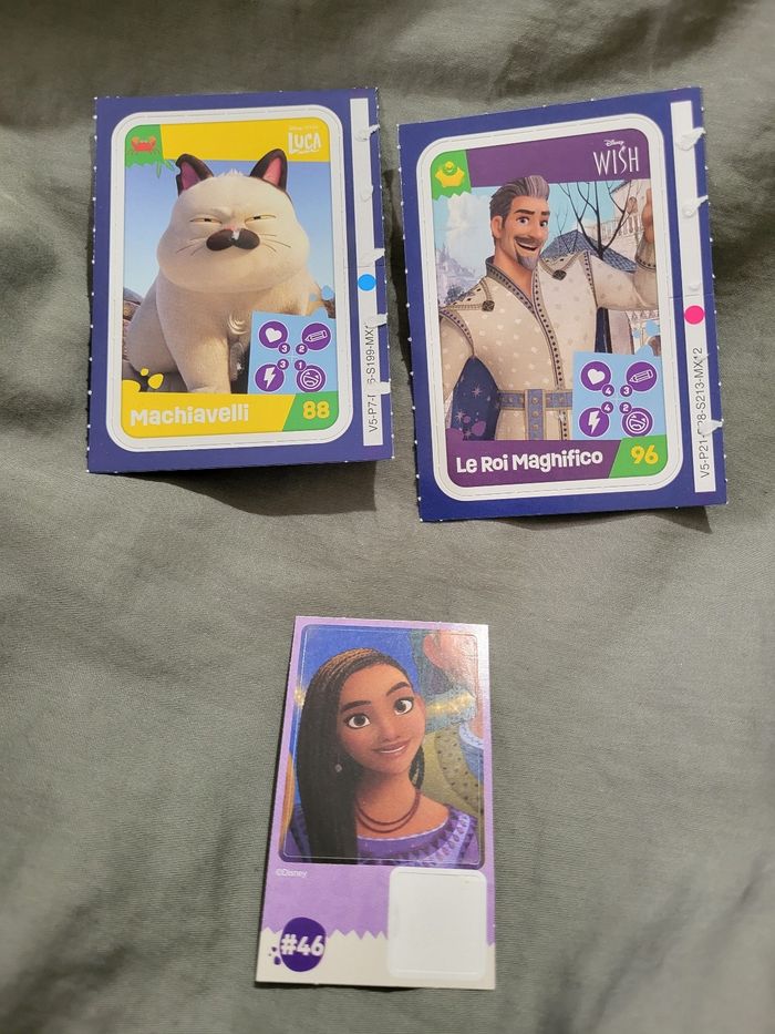 Cartes Disney jouons, rêvons Auchan 2024