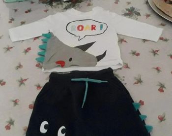 Ensemble Orchestra Dinosaure taille 3 mois