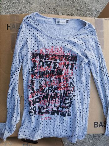 Haut ml tricolore 34/36