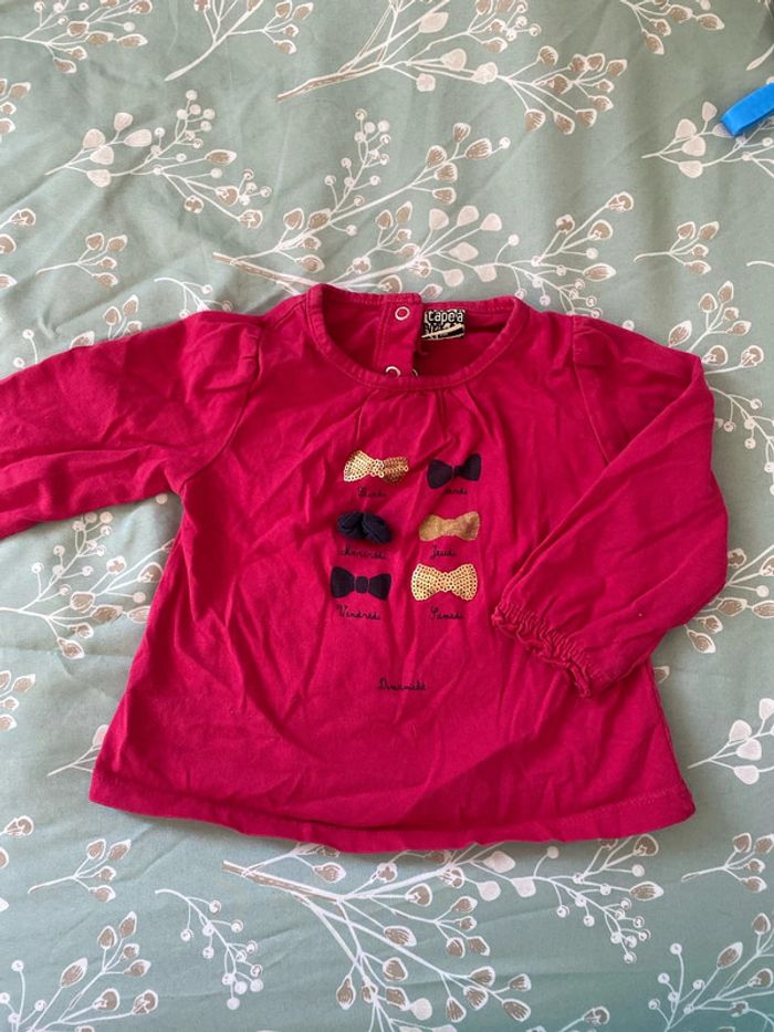 T-shirt manche longue taille 9 mois