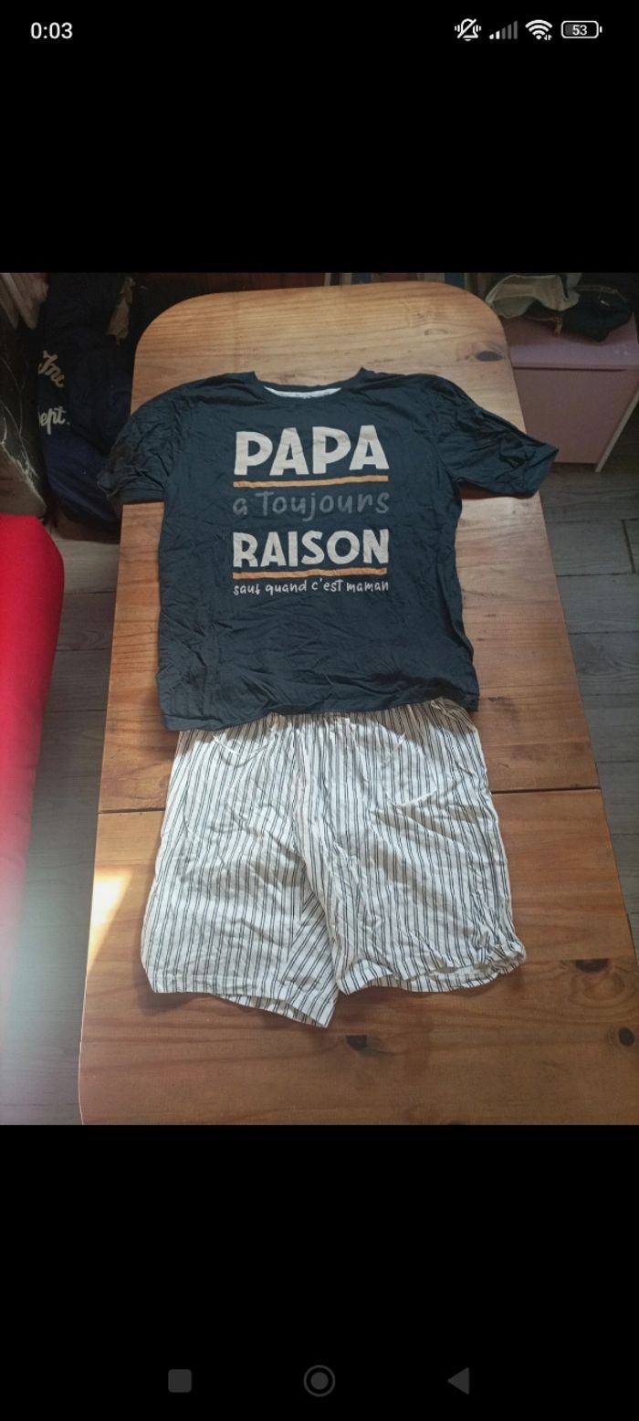 Pyjama 2 pieces homme