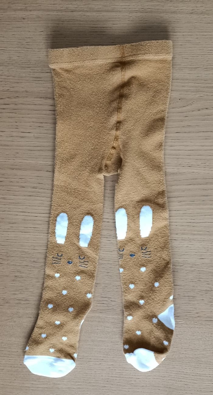 LOT : 3 paires de collants Kiabi 6-9 mois taille 17-18 fille - photo numéro 3