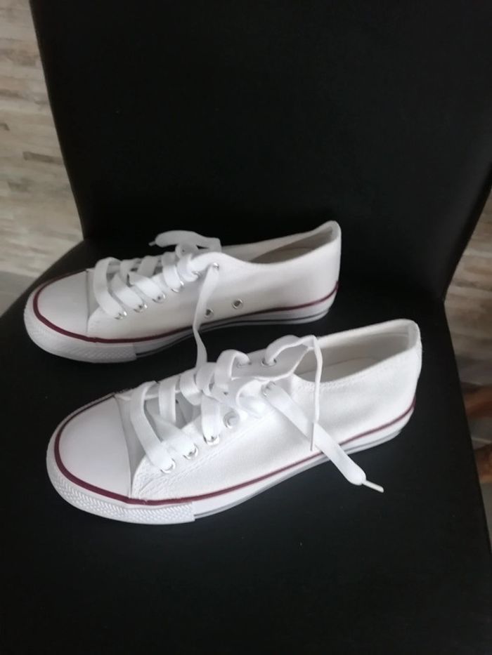 Basket en toile NEUVES taille 36 - photo numéro 7