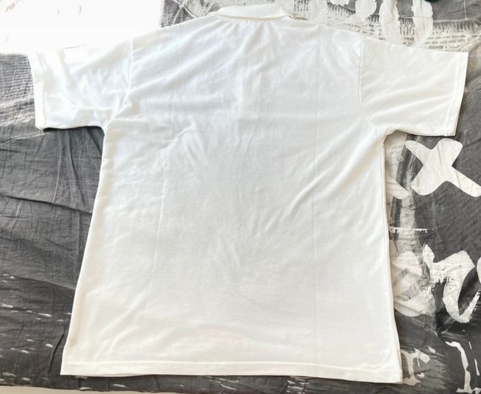 Polo blanc crème neuf taille M/L jerzees - photo numéro 3