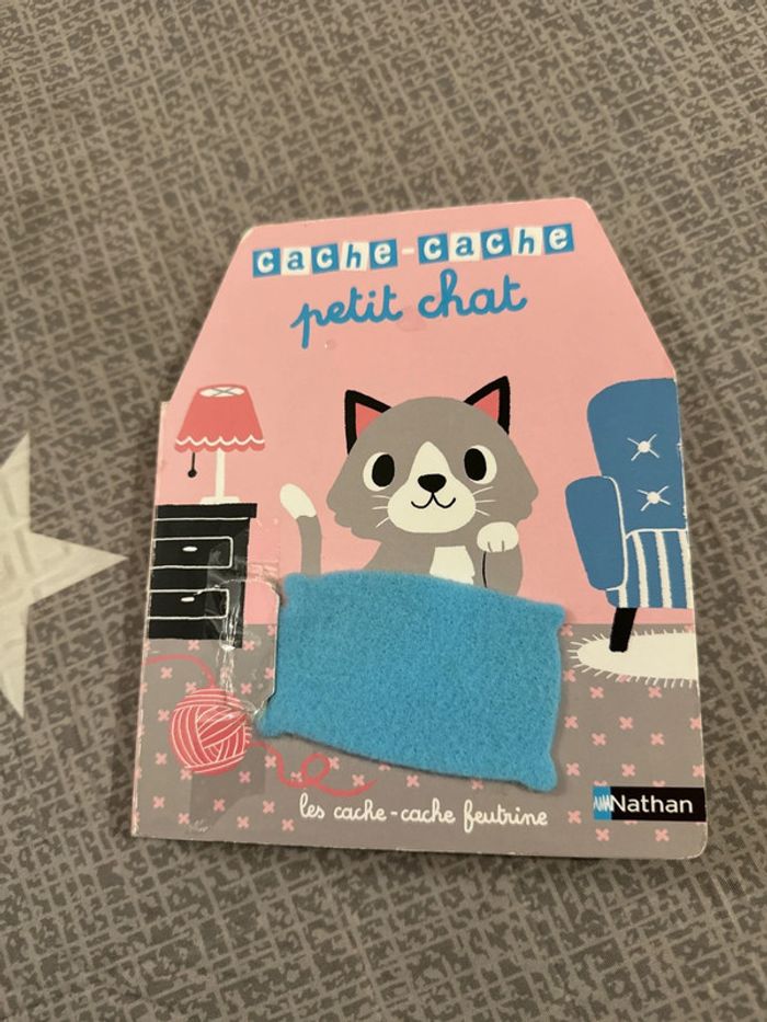 Livre bébé Cache cache petit chat