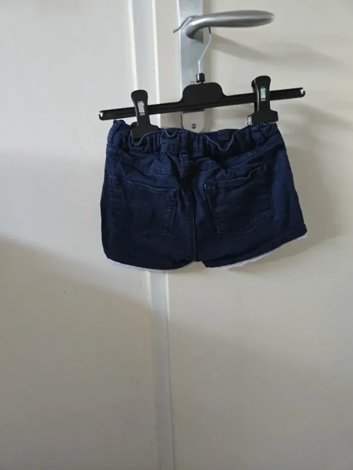 Short en jeans fille taille 7-8ans H&M - photo numéro 2